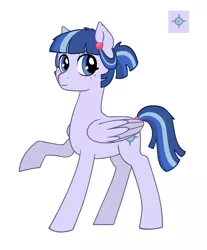 Size: 2228x2692 | Tagged: safe, artist:rukawa93, derpibooru import, oc, oc:lumina, unofficial characters only, pegasus, pony, female, freckles, image, jpeg, mare, offspring, parent:flash sentry, parent:twilight sparkle, parents:flashlight, pegasus oc, simple background, solo, white background, wings