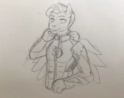 Size: 1008x793 | Tagged: safe, artist:fallenangel5414, derpibooru import, anthro, my little pony: the movie, arrowverse, eobard thawne, image, jpeg, reverse flash