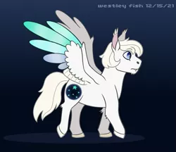 Size: 1197x1035 | Tagged: safe, artist:quincydragon, derpibooru import, oc, oc:northern light, pegasus, pony, image, offspring, parent:princess luna, png, solo, stalion