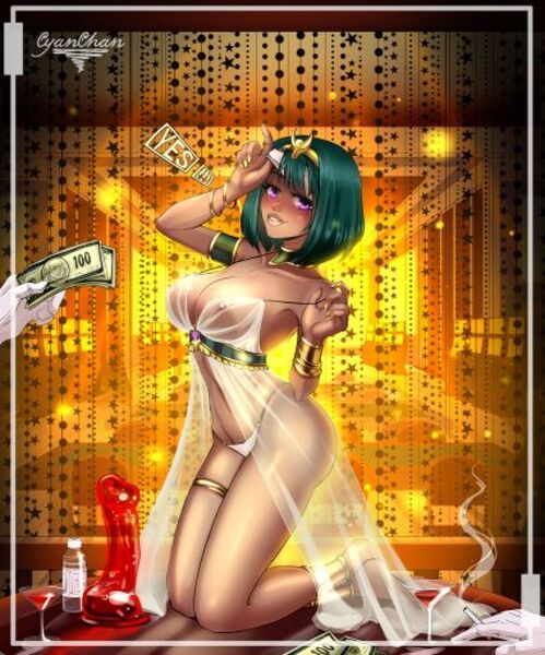 Size: 1280x1538 | Tagged: artist needed, questionable, derpibooru import, somnambula, human, anklet, beaded curtain, blindfold, bracelet, clothes, dildo, exotic dancer, female, headband, humanized, image, jewelry, jpeg, kneeling, martini glass, money, peeking, see-through, sex toy, solo, solo female