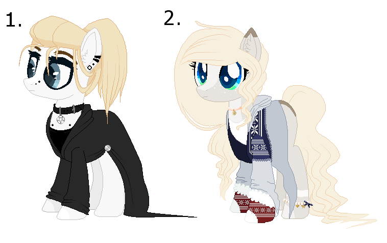 Size: 758x476 | Tagged: safe, artist:nazori, derpibooru import, oc, unofficial characters only, earth pony, pony, base used, clothes, duo, ear piercing, earring, earth pony oc, eyelashes, female, image, jewelry, mare, piercing, png, simple background, transparent background