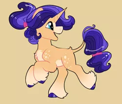 Size: 2600x2200 | Tagged: safe, artist:loryska, derpibooru import, oc, pony, unicorn, image, magical lesbian spawn, offspring, parent:applejack, parent:rarity, parents:rarijack, png, simple background, solo