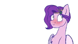 Size: 1024x576 | Tagged: safe, artist:karathepony, derpibooru import, part of a set, pipp petals, pony, blushing, g5, image, png, simple background, solo, transparent background