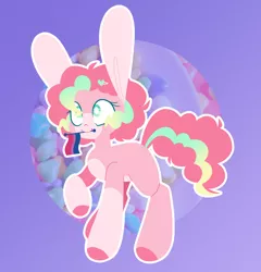 Size: 1976x2058 | Tagged: safe, artist:connorbal, derpibooru import, pinkie pie, earth pony, pony, alternate design, alternate hairstyle, bisexual pride flag, image, markings, png, pride, pride flag, solo