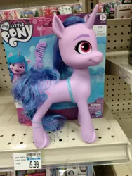 Size: 3120x4160 | Tagged: safe, derpibooru import, izzy moonbow, pony, unicorn, my little pony: a new generation, comb, cvs pharmacy, g5, image, irl, jpeg, looking at you, merchandise, my little pony logo, photo, price tag, solo, toy