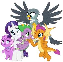 Size: 4183x4116 | Tagged: safe, artist:catachromatic, artist:cloudyglow, artist:frownfactory, artist:stabzor, derpibooru import, edit, gabby, princess thunder guts, rarity, smolder, spike, dragon, gryphon, pony, unicorn, dragon dropped, equestria girls, equestria girls series, lost and pound, she's all yak, the ending of the end, spoiler:eqg series (season 2), .ai available, .svg available, absurd resolution, bandana, cute, derpibooru exclusive, dragoness, dragonified, female, flying, grin, harem, high res, image, looking back, male, mare, one eye closed, png, pointing, shipping, simple background, smiling, smolderbetes, spabby, sparity, species swap, spike gets all the girls, spike gets all the mares, spolder, spread wings, spunder, straight, transparent background, vector, winged spike, wings