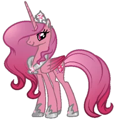 Size: 408x427 | Tagged: safe, artist:gihhbloonde, derpibooru import, oc, unofficial characters only, alicorn, pony, alicorn oc, base used, eyelashes, female, hoof shoes, horn, image, jewelry, mare, png, simple background, solo, tiara, transparent background, wings