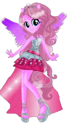 Size: 330x604 | Tagged: safe, artist:gihhbloonde, derpibooru import, oc, oc:music melody, unofficial characters only, equestria girls, base used, clothes, equestria girls-ified, eyelashes, female, high heels, image, png, ponied up, shoes, simple background, solo, transparent background, wings