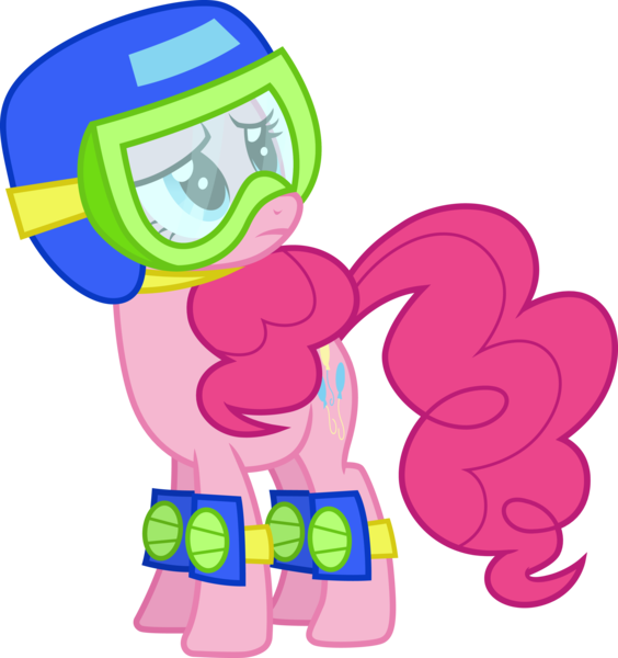 Size: 3000x3191 | Tagged: safe, artist:cloudyglow, derpibooru import, pinkie pie, earth pony, pony, maud pie (episode), female, full body, high res, image, looking back, mare, pink mane, pink tail, png, simple background, solo, standing, tail, transparent background, vector