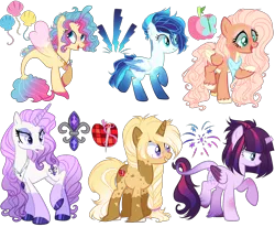 Size: 4000x3300 | Tagged: safe, artist:biitt, artist:gihhbloonde, derpibooru import, oc, oc:princess aqua pink, oc:sonic blast (ice1517), unofficial characters only, alicorn, hybrid, pegasus, pony, seapony (g4), unicorn, icey-verse, alicorn oc, bandana, base used, blushing, braid, broken horn, coat markings, colored wings, ear piercing, earring, eyelashes, female, fin wings, fins, freckles, glasses, hoof fluff, horn, image, interspecies offspring, jewelry, leonine tail, lip piercing, long feather, magical lesbian spawn, mare, markings, necklace, next generation, offspring, open mouth, parent:applejack, parent:big macintosh, parent:fleur-de-lis, parent:fluttershy, parent:pinkie pie, parent:princess skystar, parent:rainbow dash, parent:rarity, parent:soarin', parent:tempest shadow, parent:trenderhoof, parent:twilight sparkle, parents:fleurity, parents:fluttermac, parents:skypie, parents:soarindash, parents:tempestlight, parents:trenderjack, piercing, pinto, png, raised hoof, seashell, seashell necklace, simple background, smiling, solo, tail, transparent background, two toned wings, unshorn fetlocks, wings