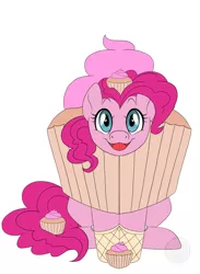 Size: 1503x2048 | Tagged: safe, derpibooru import, pinkie pie, anthro, earth pony, clothes, costume, cupcake, cupcake costume, food, food costume, image, jpeg