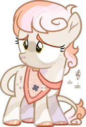 Size: 846x1249 | Tagged: safe, artist:rickysocks, derpibooru import, oc, oc:tacet song, earth pony, pony, base used, female, filly, foal, image, offspring, parent:button mash, parent:sweetie belle, parents:sweetiemash, png, simple background, solo, transparent background