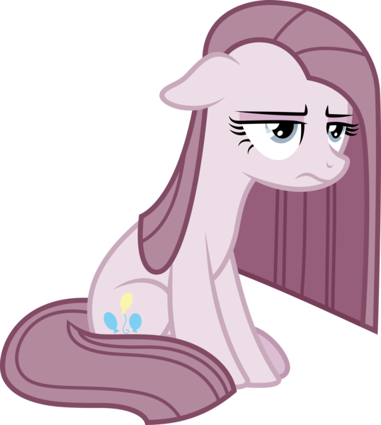 Size: 6000x6690 | Tagged: safe, artist:twilirity, derpibooru import, pinkie pie, earth pony, pony, yakity-sax, .svg available, absurd resolution, cutie mark, female, frown, image, inkscape, mare, png, simple background, sitting, solo, transparent background, vector