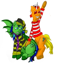 Size: 2912x3077 | Tagged: safe, artist:torpy-ponius, derpibooru import, oc, oc:drunknugly, oc:torpy, unofficial characters only, derpibooru community collaboration, 2022 community collab, image, png, simple background, transparent background, where's waldo