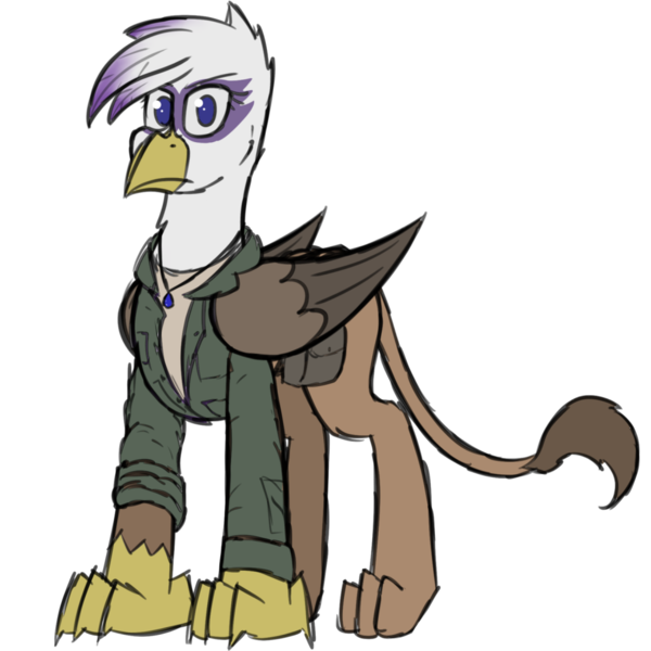 Size: 1500x1500 | Tagged: safe, artist:somber, derpibooru import, oc, oc:gaelia, unofficial characters only, gryphon, derpibooru community collaboration, 2022 community collab, female, image, png, simple background, solo, transparent background