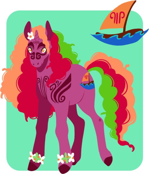 Size: 1954x2282 | Tagged: safe, artist:superkitsch, derpibooru import, sail away, pony, unicorn, image, png, solo, tropical ponies