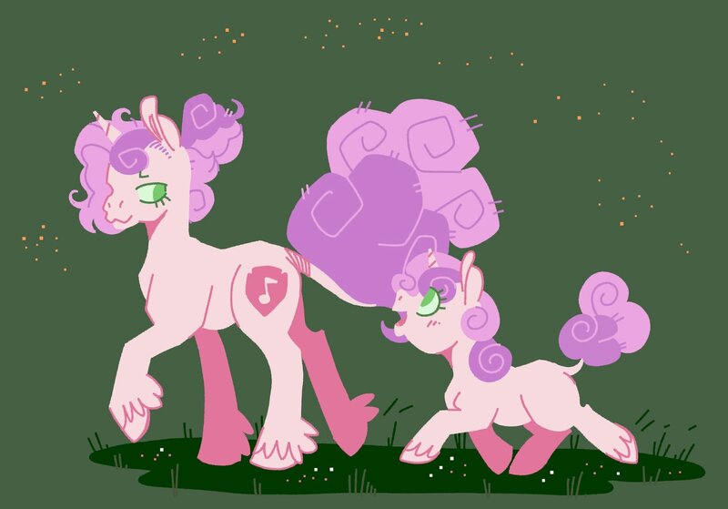 Size: 2048x1432 | Tagged: safe, artist:pastacrylic, derpibooru import, sweetie belle, pony, unicorn, image, jpeg, self paradox, self ponidox, solo