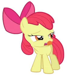 Size: 600x675 | Tagged: safe, artist:kuren247, derpibooru import, apple bloom, earth pony, pony, female, filly, image, licking, licking lips, png, solo, tongue out, vector