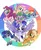 Size: 494x600 | Tagged: safe, artist:cactiflowers, derpibooru import, applejack, fluttershy, pinkie pie, rainbow dash, rarity, spike, twilight sparkle, hybrid, pony, alternate design, base used, color wheel, image, mane seven, mane six, png, twitterina design