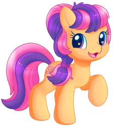 Size: 792x876 | Tagged: safe, artist:malarkey, derpibooru import, scootaloo, scootaloo (g3), earth pony, pony, cute, cutealoo, female, g3.5, image, mare, png, simple background, solo, transparent background