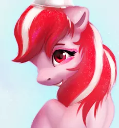 Size: 1548x1668 | Tagged: safe, artist:itssim, derpibooru import, sugar moonlight, earth pony, pony, spoiler:g5, g5, helmet, image, jpeg, makeup, solo