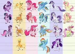 Size: 600x437 | Tagged: safe, derpibooru import, applejack, fluttershy, pinkie pie, rainbow dash, rarity, twilight sparkle, earth pony, pegasus, unicorn, g5, image, jpeg, mane six, what could have been