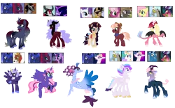 Size: 3000x1861 | Tagged: safe, artist:tragedy-kaz, derpibooru import, burnt oak, cheerilee, cosmos (character), discord, fluttershy, grogar, king sombra, princess luna, queen novo, rarity, tempest shadow, twilight sparkle, twilight sparkle (alicorn), oc, alicorn, centaur, deer, deer pony, draconequus, goat, hybrid, original species, pony, seapony (g4), unicorn, my little pony: the movie, base used, broken horn, disnovolestia, female, horn, horns, image, interspecies offspring, lesbian, lunovo, magical lesbian spawn, magical threesome spawn, male, mare, multiple parents, offspring, parent:burnt oak, parent:cheerilee, parent:cosmos, parent:discord, parent:fluttershy, parent:grogar, parent:king sombra, parent:princess luna, parent:queen novo, parent:rarity, parent:tantabus, parent:tempest shadow, parent:tirek, parent:twilight sparkle, parents:disnovolestia, parents:lunovo, parents:twilunapest, png, polyamory, screencap reference, shipping, simple background, stallion, straight, transparent background, twilunapest