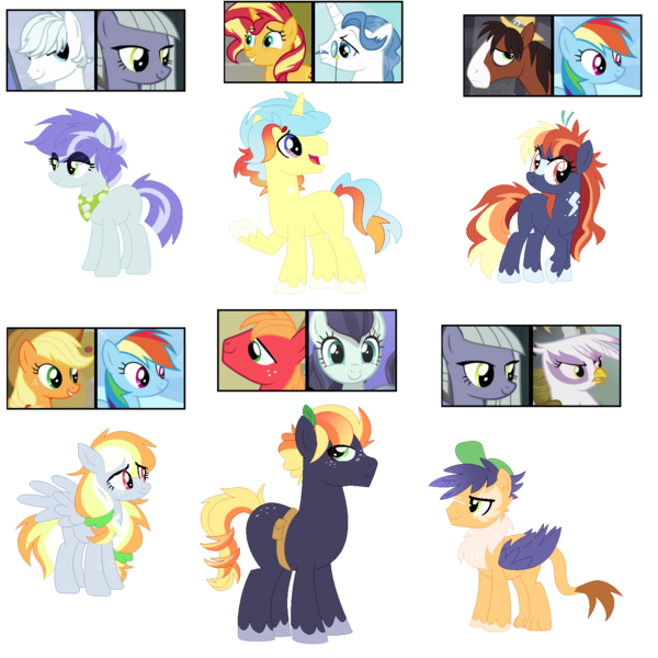 Size: 1500x1500 | Tagged: safe, artist:tragedy-kaz, derpibooru import, applejack, big macintosh, coloratura, double diamond, fancypants, gilda, limestone pie, rainbow dash, sunset shimmer, trouble shoes, oc, gryphon, hippogriff, hybrid, pegasus, pony, unicorn, equestria girls, equestria girls series, forgotten friendship, appledash, base used, belt, crack ship offspring, crack shipping, female, gildastone, griffon oc, horn, image, interspecies offspring, lesbian, looking back, magical lesbian spawn, male, mare, monocle, offspring, parent:applejack, parent:big macintosh, parent:coloratura, parent:double diamond, parent:fancypants, parent:gilda, parent:limestone pie, parent:rainbow dash, parent:sunset shimmer, parent:trouble shoes, parents:appledash, parents:gildastone, parents:raramac, parents:troubledash, pegasus oc, png, rara, raramac, screencap reference, shipping, simple background, stallion, straight, transparent background, troubledash, unicorn oc, unshorn fetlocks, wings