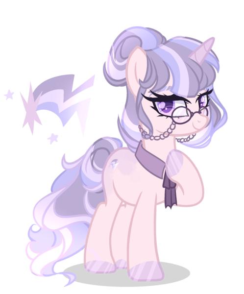 Size: 2036x2452 | Tagged: safe, artist:just-silvushka, artist:meimisuki, derpibooru import, oc, unofficial characters only, pony, unicorn, eyelashes, glasses, hoof on chest, hoof polish, horn, image, makeup, offspring, parent:flash sentry, parent:twilight sparkle, parents:flashlight, png, simple background, smiling, solo, transparent background, unicorn oc