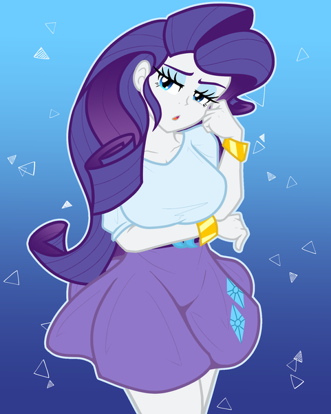 Size: 1510x1883 | Tagged: safe, artist:geraritydevillefort, derpibooru import, rarity, equestria girls, bracelet, breasts, busty rarity, clothes, image, jewelry, open mouth, png, solo