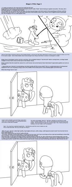 Size: 1401x3629 | Tagged: questionable, artist:nuttyhoof, derpibooru import, oc, oc:bingo, 8chan, cyoa, cyoa:bingo's cyoa, fishing, flower shirt, helmet, image, implied masturbation, png