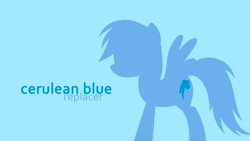 Size: 1920x1080 | Tagged: safe, artist:replacer, derpibooru import, rainbow dash, pegasus, pony, 2011, animated, blue, brony music, cerulean blue, cutie mark, image, music, simple background, solo, sound, sound only, webm, youtube link