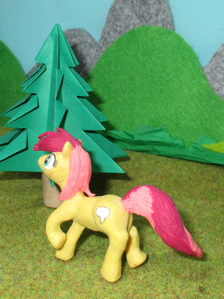 Size: 754x1006 | Tagged: safe, artist:malte279, derpibooru import, part of a set, oc, oc:bubble speech, earth pony, craft, image, jpeg, polymer clay, sculpture