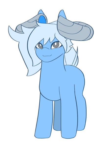 Size: 1087x1565 | Tagged: safe, artist:mopyr, derpibooru import, oc, oc:moosin, unofficial characters only, original species, derpibooru community collaboration, 2022 community collab, horn, image, png, simple background, solo, transparent background