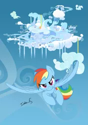 Size: 2481x3508 | Tagged: safe, artist:memprices, derpibooru import, rainbow dash, pegasus, pony, cloud, cloudsdale, flying, image, looking at you, png, vectorial