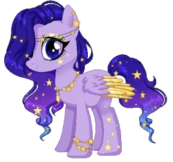 Size: 400x372 | Tagged: safe, artist:gihhbloonde, derpibooru import, oc, unofficial characters only, pegasus, pony, base used, colored wings, ethereal mane, eyelashes, female, image, mare, pegasus oc, png, simple background, smiling, solo, starry mane, transparent background, two toned wings, wings