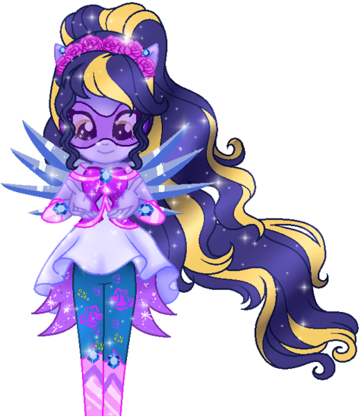 Size: 634x732 | Tagged: safe, artist:gihhbloonde, derpibooru import, oc, oc:sci bella, unofficial characters only, equestria girls, base used, clothes, ethereal mane, eyelashes, female, glasses, image, makeup, png, simple background, smiling, solo, starry mane, transparent background