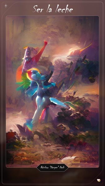 Size: 1080x1920 | Tagged: safe, rainbow dash, image, jpeg, wombo art