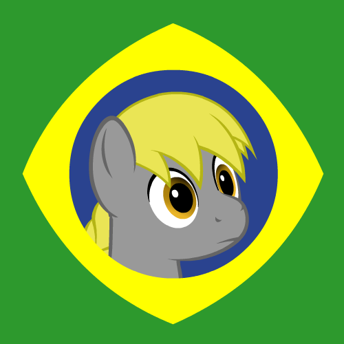 Size: 500x500 | Tagged: safe, derpibooru import, derpy hooves, pony, brazil, female, image, png, solo