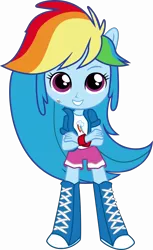 Size: 11000x18019 | Tagged: safe, artist:gabrielwoj, derpibooru import, rainbow dash, equestria girls, .svg available, absurd resolution, doll, equestria girls minis, female, simple background, solo, toy, transparent background, vector
