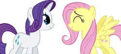 Size: 16693x7493 | Tagged: absurd resolution, artist:cyanlightning, cute, derpibooru import, fluttershy, green isn't your color, raribetes, rarity, safe, shyabetes, simple background, squee, .svg available, transparent background, vector