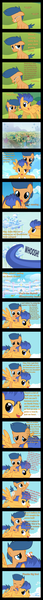 Size: 1600x22554 | Tagged: absurd resolution, artist:mlp-trailgrazer, baseball, brothers, bulk biceps, comic, crying, cutie mark, cutiespark, derpibooru import, first base, flash sentry, flitter, flying, lightning dust, male, sad, safe, siblings, sports