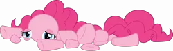 Size: 21271x6400 | Tagged: absurd resolution, artist:parclytaxel, broken, derpibooru import, female, modular, pinkie pie, pinkie pieces, prone, safe, simple background, solo, .svg available, the one where pinkie pie knows, transparent background, vector