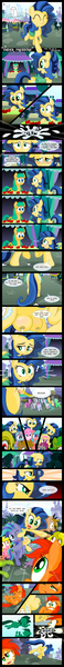 Size: 1566x16333 | Tagged: questionable, artist:killryde, derpibooru import, edit, oc, oc:milky way, unofficial characters only, earth pony, pony, comic:under pressure, absurd resolution, accident, angry, big crotchboobs, blushing, breast milk, comic, crotchboobs, crowd, desperation, female, group, huge crotchboobs, impossibly large crotchboobs, jiggle, lactation, leaking, mare, milk, milk squirt, nipples, nudity, puddle, show accurate, show accurate porn, slosh, solo, solo female, solo focus, tumblr