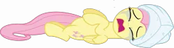 Size: 23250x6400 | Tagged: safe, artist:parclytaxel, derpibooru import, fluttershy, pegasus, pony, filli vanilli, .svg available, absurd resolution, crying, female, mare, on back, simple background, solo, the absurdest of res, towel, transparent background, vector