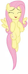 Size: 7000x18200 | Tagged: safe, artist:tardifice, derpibooru import, fluttershy, pegasus, pony, fame and misfortune, absurd resolution, cute, eyes closed, female, flying, mare, shyabetes, simple background, smiling, solo, transparent background, vector