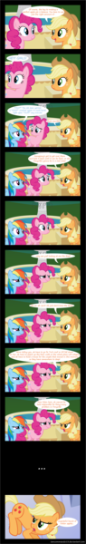 Size: 2752x17398 | Tagged: applejack, artist:iamcommando13, comic, derpibooru import, pinkie pie, rainbow dash, safe