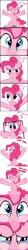 Size: 2000x18000 | Tagged: safe, artist:mrkat7214, derpibooru import, pinkie pie, pony, blushing, breaking the fourth wall, bronybait, comic, crying, cute, diapinkes, dilated pupils, female, hug, pinkie being pinkie, sad, sadorable, simple background, solo, talking to viewer, teary eyes, transparent background, wavy mouth