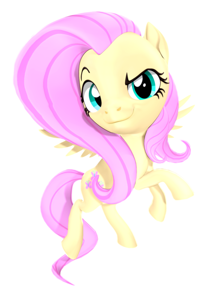 Size: 1295x1797 | Tagged: 3d, artist:owlpirate, derpibooru import, fluttershy, my little pony: pony life, pegasus, safe, sfm pony, simple background, source filmmaker, transparent background