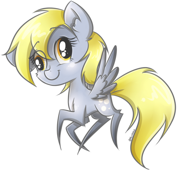 Size: 1024x986 | Tagged: safe, artist:otkurzacz, derpibooru import, derpy hooves, pegasus, pony, cheek fluff, cute, derpabetes, ear fluff, female, looking at you, mare, pointy legs, simple background, solo, transparent background